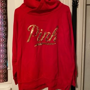 Pink hoodie